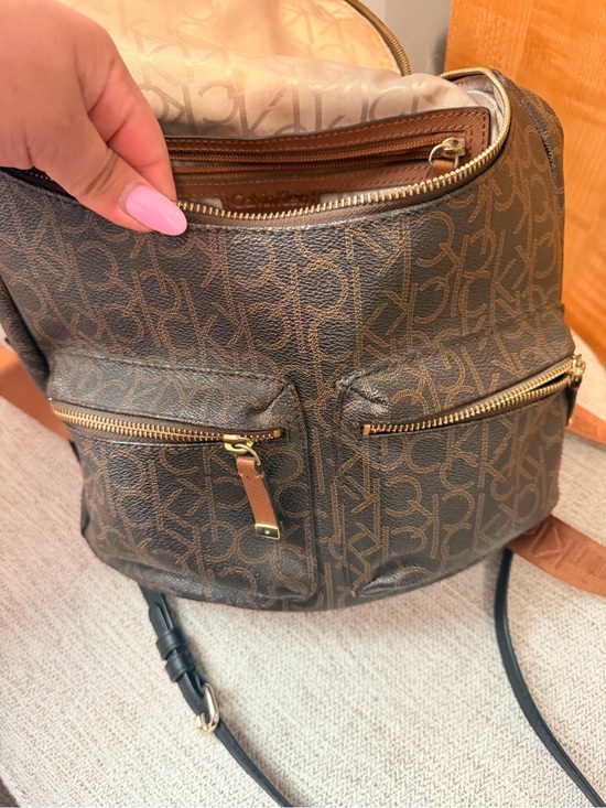 Calvin Klein Brown Logo Backpack main image 6